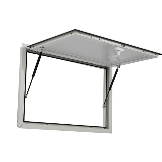 Garvee Concession Window Aluminum Alloy Food Truck Window With Door Handle For BBQ Trailer Mobile Catering 36x36 Inch