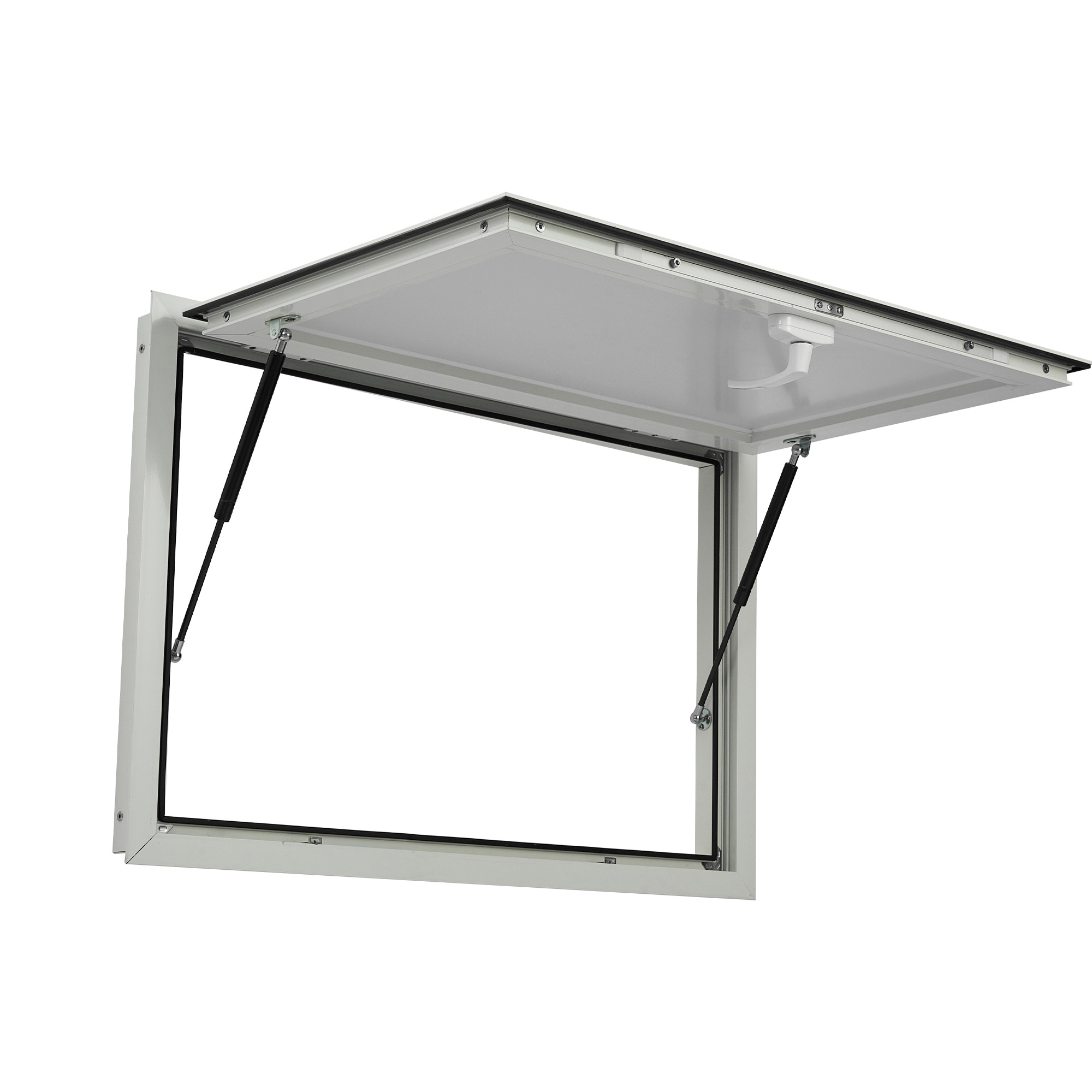 Garvee 48x36 Inch Concession Window Aluminum Alloy Food Truck Window With Door Handle For BBQ Trailer Mobile Catering